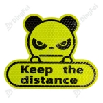 Reflective Sticker For Vehicle - Keep The Distance Promotional Reflective Car Warning Stickers